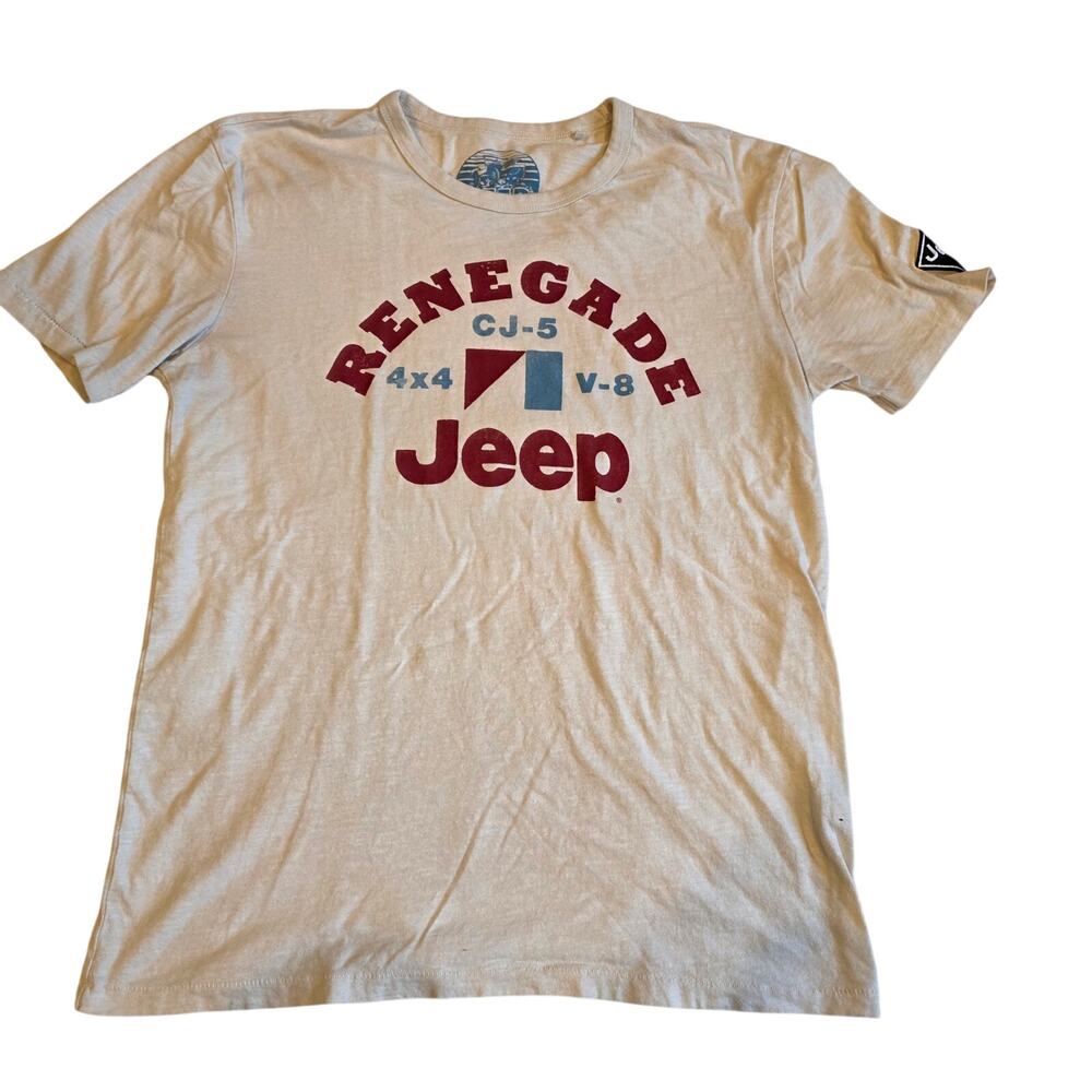 Jeep Renegade CJ-5 4x4 V-8 Graphic Tee by Lucky Brand Mens Medium